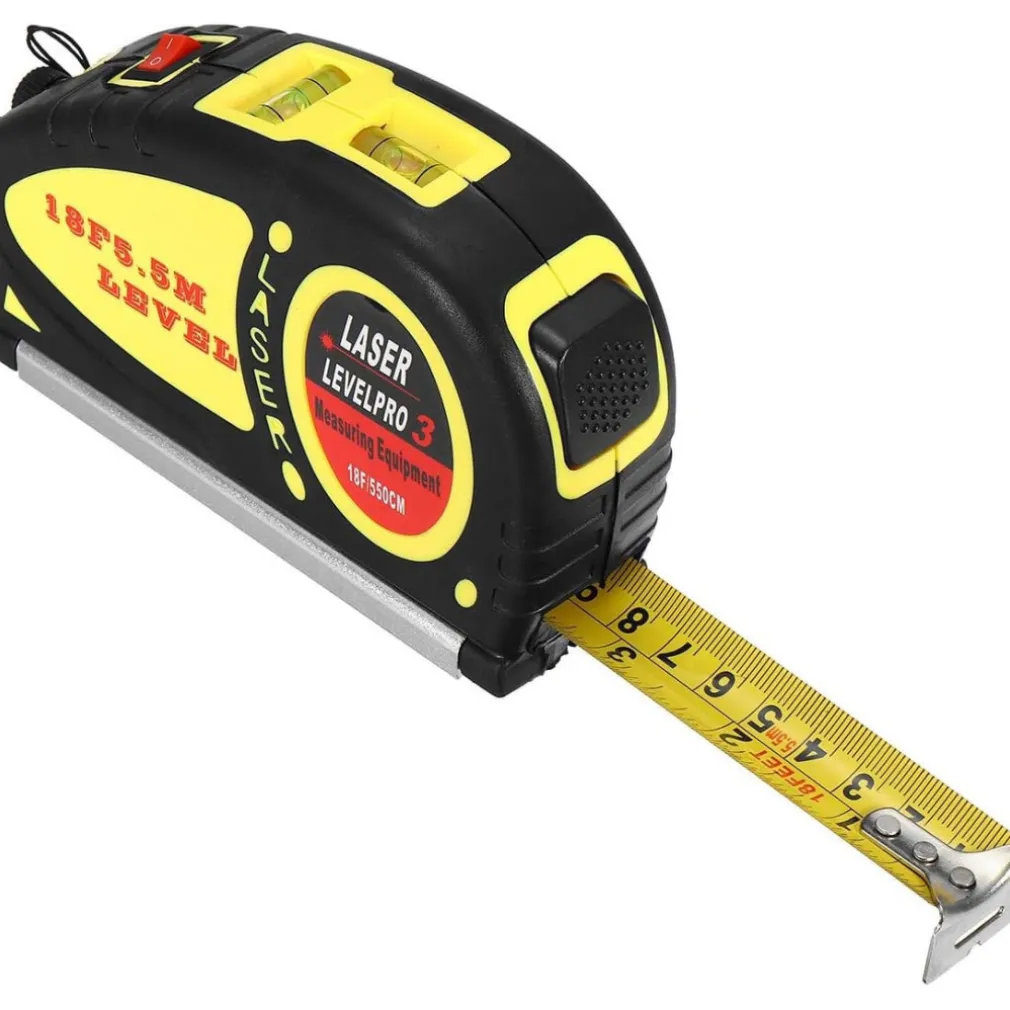 LIVELLA LASER METRO 5MT MULTIFUNZIONE PRO LV03 DI PRECISIONE PROFESSIONALE