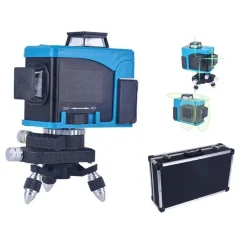 LIVELLA LASER TRACCIATORE 12 LINEE AUTOLIVELLANTE 360º CON TELECOMANDO ART.94460