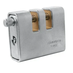 LUCCHETTO CATENACCIO CORAZZATO ACCIAIO DOPPIA MANDATA 80MM CORBIN