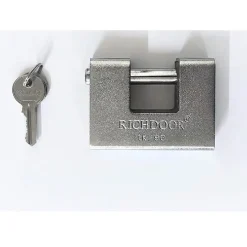 LUCCHETTO CORAZZATO ANTISCASSO 90MM CON 3 CHIAVI ANTIFURTO CORAZZATO