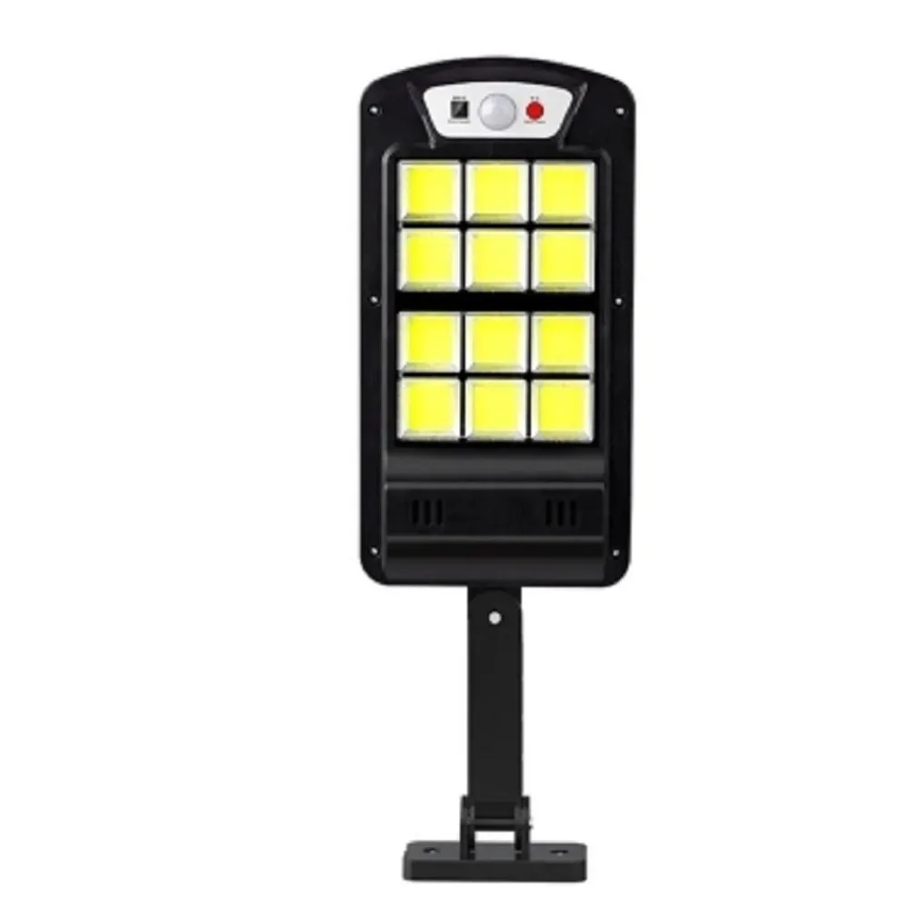 LUCE AD ENERGIA SOLARE SENSORE DI MOVIMENTO A LED STAFFA TELECOMANDO GIARDINO