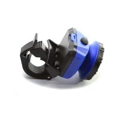 LUCE BICI BICICLETTA TORCIA LED ANTERIORE COB + LED 3 W AGGANCIO MANUBRIO