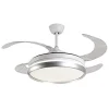 LUCE DECORATIVA VENTILATORE SOFFITTO LUCE LED 6000K 4000K 3000K 400CM 72W CON 3 PALE