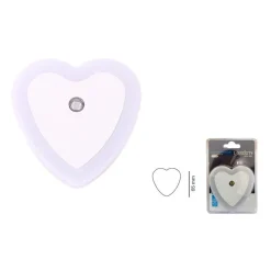 LUCE NOTTURNA A LED FORMA CUORE LUCE BIANCA LAMPADA PER CORRIDOIO CAMERA DT-2192