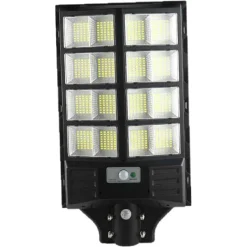 LUCE SOLARE LED LAMPIONE PER PARCO GIOCHI CORTILE STRADA PARCHEGGIO 400 W TELECOMANDO