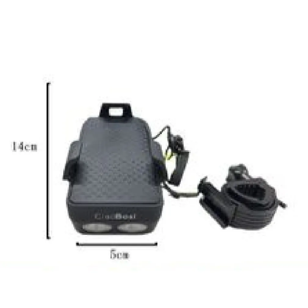 LUCE TORCIA ANTERIORE PER BICI BICICLETTA CON CAMPANELLO INCORPORATO IPX6 T-9293