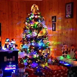 LUCI NATALIZIE A STRISCE LED APP 10MT USB BLUETOOTH DECORATIVE PER ALBERO NATALE