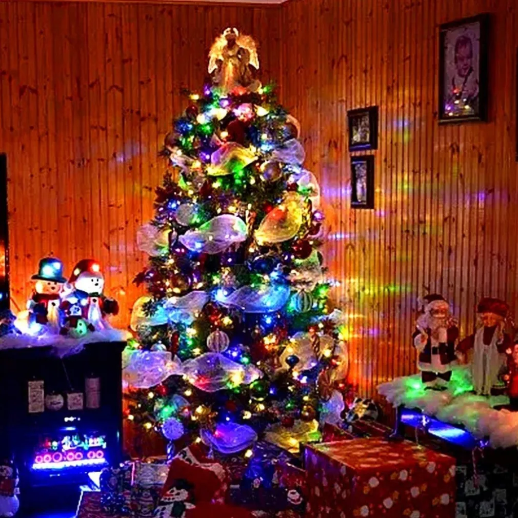LUCI NATALIZIE A STRISCE LED APP 10MT USB BLUETOOTH DECORATIVE PER ALBERO NATALE