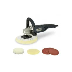 LUCIDATRICE ANGOLARE PER CARROZZIERE 180MM 1260W CON REGOLAZIONE GIRI PROF
