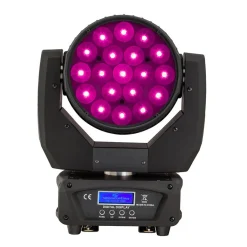 MAC AURA A LED BEAM WASH ZOOM REFLEX TESTA MOBILE 19X15 OSRAM OSTAR PIXEL LUCI