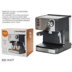 MACCHINA DA CAFFÈ ESPRESSO MACINATO O CIALDE 2IN1 850W CON LANCIA VAPORE PER CAPPUCCINI