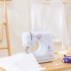 MACCHINA DA CUCIRE PORTATILE CON 12 PUNTI USO DOMESTICO SISTEMA CON 2 VELOCITÀ DI CUCITO