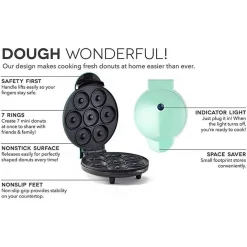 MACCHINA ELETTRICA PER CIAMBELLE FRITTELLE DOUBLE FACE RISCALDANTE ANTIADERENTE