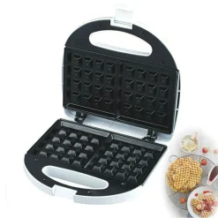MACCHINA PER CIALDE A CUORE PIASTRA WAFFLE ACCIAIO WAFFEL WAFFLE WAFER 750W