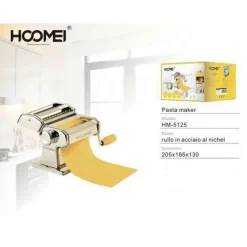 MACCHINA PER LA PASTA FRESCA IN CASA CUCINA HM5125 IN ACCIAIO NICHEL PASTA MAKER