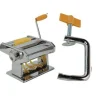 MACCHINA PER PASTA DA CUCINA IN ACCIAIO CROMATO MANUALE FETTUCCINE TAGLIOLINI