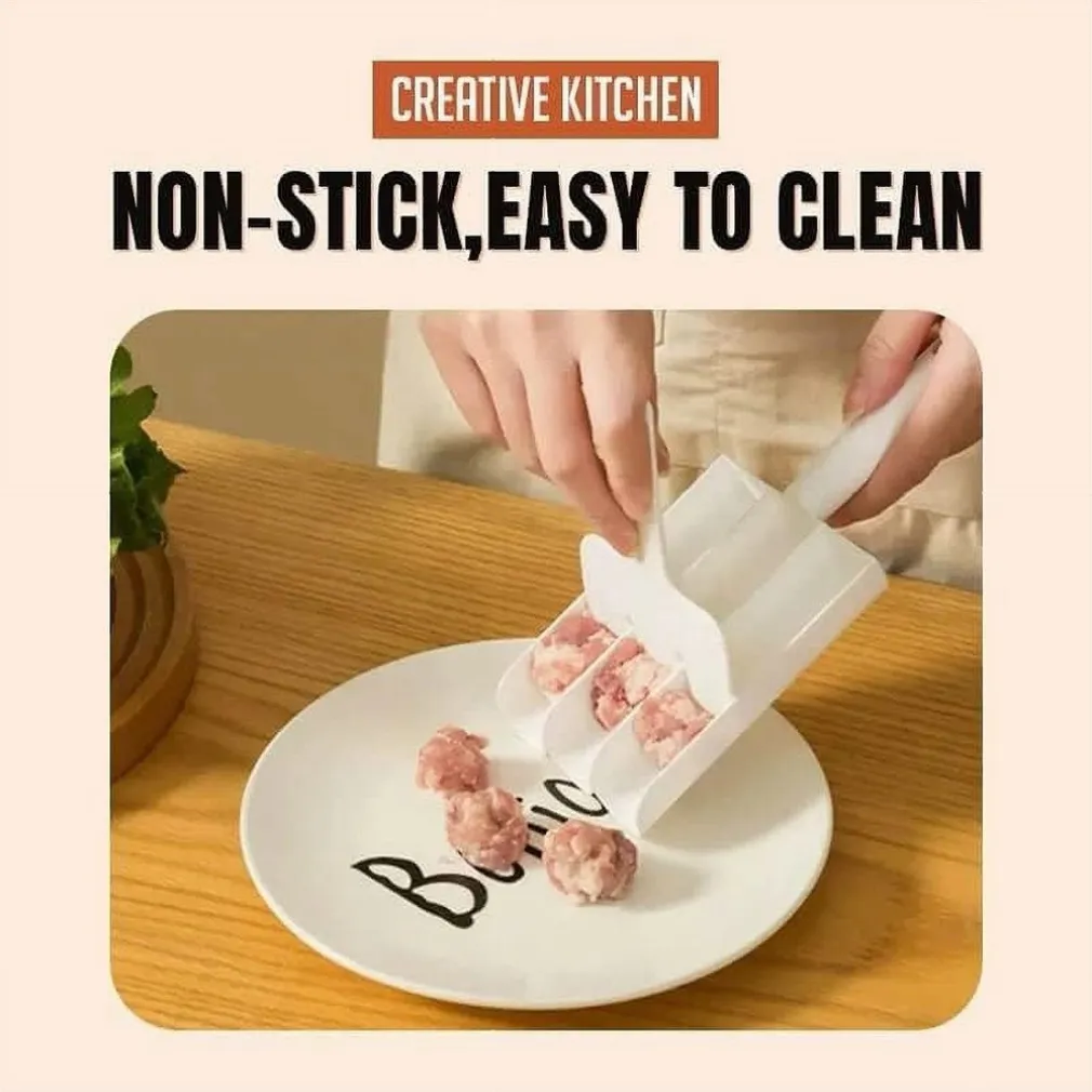 MACCHINA PER POLPETTE TRIPLA FAI DA TE 3IN1 ANTIADERENTE STRUMENTI CUCINA BISCOTTI