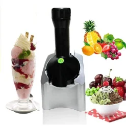 MACCHINA PER SORBETTI GELATI DI FRUTTA FRESCA SENZA LATTICINI YOGURT GELATIERA