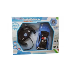 MACCHINA POLIZIA 113 TELECOMANDATA RC 1:24 LUCI GIREVOLE SENSORE GIOCO BAMBINI