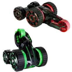 MACCHINA RADIOCOMANDATA 5 RUOTE ROTAZIONE 360° AUTO GIOCATTOLO CON LUCI