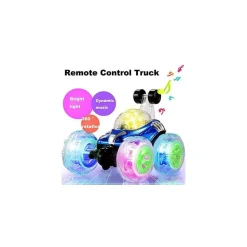 MACCHINA RADIOCOMANDATA ROTAZIONE A 360° GIOCATTOLO CON ACROBAZIONE LUCI E SUONI