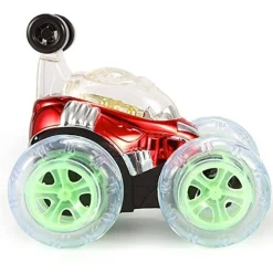 MACCHINA RADIOCOMANDATA ROTAZIONE A 360° GIOCATTOLO CON ACROBAZIONE LUCI E SUONI