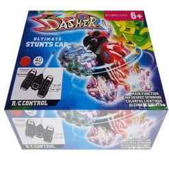 MACCHINA RADIOCOMANDATA ROTAZIONE A 360° GIOCO CON ACROBAZIONE LUCI MULTIFUNZION