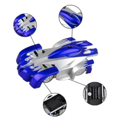 MACCHINA RADIOCOMANDATA TELECOMANDATA WALL CLIMBER SI MUOVE SU PARETE SOFFITTO