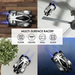 MACCHINA RADIOCOMANDATA TELECOMANDATA WALL CLIMBER SI MUOVE SU PARETE SOFFITTO