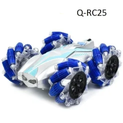 MACCHINA TELECOMANDATA RADIOCOMANDATA PER BAMBINI RC AUTO ACROBAZIE DRIFT Q-RC25