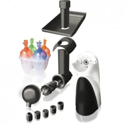 MACCHINA TUTTY PER GELATO YOGURT 200W YOGURTIERA CON FRUTTA NATURALE GHIACCIO