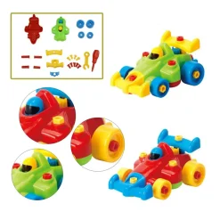 MACCHININA DA CORSA FORMULA UNO GIOCATTOLO SMONTA E RIMONTA CON SET N.2 ATTREZZI