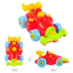 MACCHININA DA CORSA FORMULA UNO GIOCATTOLO SMONTA E RIMONTA CON SET N.2 ATTREZZI