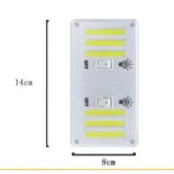 MAGNETIC COB LIGHT ARMADIETTO EMERGENZA RICARICABILE 9W 60 LED CORDLESS TX-9631