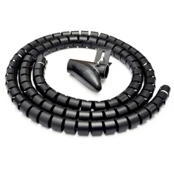 MANGIACAVO MANGIA CAVO COPRI FILO RAGGRUPPA FILI DA 1,5 M BIANCO O NERO