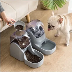 MANGIATOIA AUTOMATICA ANIMALI CIOTOLA GATTO ACQUA ALIMENTAZIONE DISTRIBUTORE 3.8L