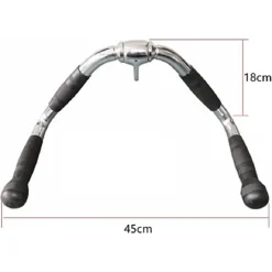 MANIGLIE PALESTRA TRAZIONE ALLENAMENTO MANICO PER PULLEY ANTISCIVOLO BODYBUILDING