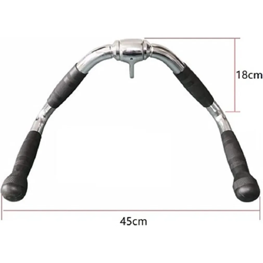 MANIGLIE PALESTRA TRAZIONE ALLENAMENTO MANICO PER PULLEY ANTISCIVOLO BODYBUILDING