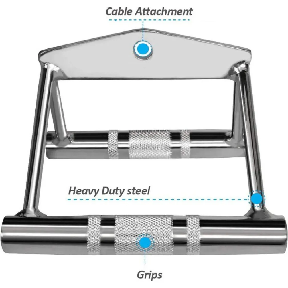 MANOPOLE PER FITNESS MANIGLIA A CANOTTAGGIO ATTACCO PER CAVO PALESTRA ESERCIZIO