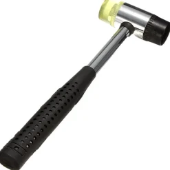 MARTELLO MAZZUOLO CON TESTA IN GOMMA E MANICO ERGONOMICO IN FIBRA E VETRO FIBER
