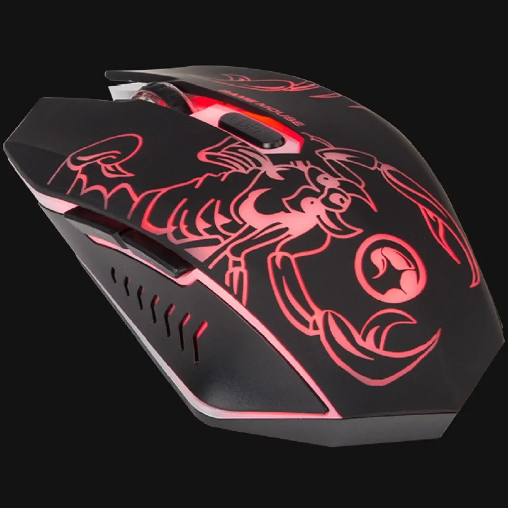 MARVO SCORPION M316 MOUSE OTTICO GAMING RETROILLUMINATO 2400 DPI LUMINOSO PC USB