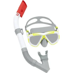MASCHERA + BOCCAGLIO SUB ADULTO SET SNORKELING DIVE MIRA 14+ ANNI 2 COLORI 24053