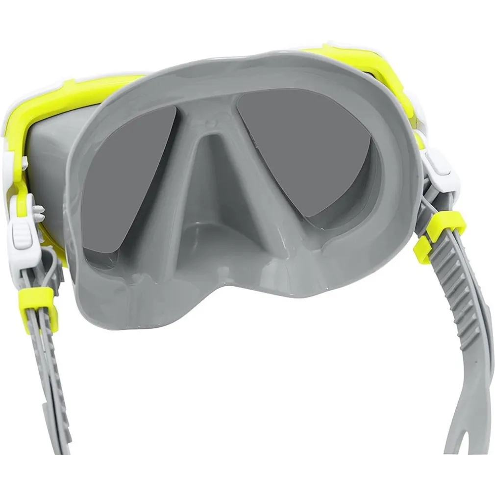 MASCHERA + BOCCAGLIO SUB ADULTO SET SNORKELING DIVE MIRA 14+ ANNI 2 COLORI 24053