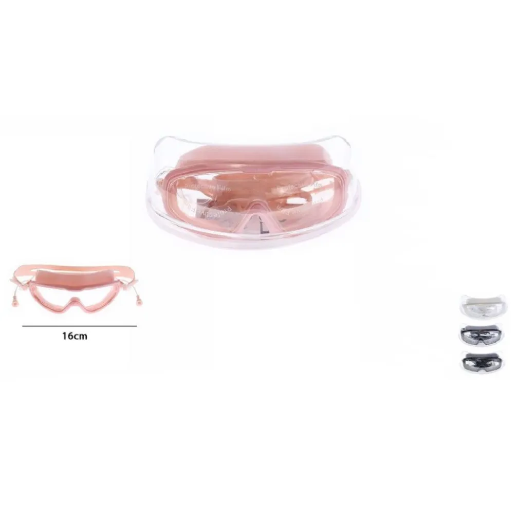 MASCHERA CON TAPPI MARE NUOTO PISCINA ESTATE SPORT SUB SNORKLING OCCHIALI 71568