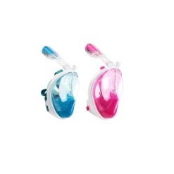 MASCHERA DA IMMERSIONE SUBACQUEA SNORKELING BOCCAGLIO FULL FACE CON VISIONE 180°