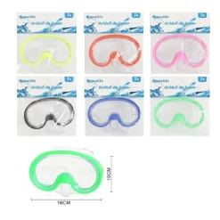 MASCHERA DA NUOTO MARE SUB SPIAGGIA ESTATE SNORKLING 16X10CM COLORI VARI 605416