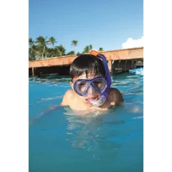 MASCHERA DA SNORKELING CON BOCCAGLIO PER BAMBINI GLIDER COLORI ASSORTITI 24023