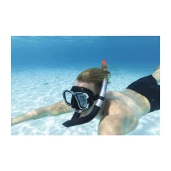 MASCHERA DA SUB MOD. INSPIRA PRO SNORKEL CON RESPIRATORE COLORI ASSORTITI 24021