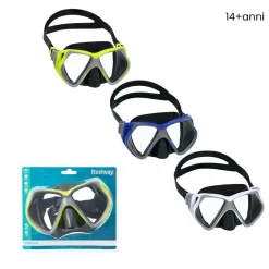 MASCHERA DOMINATOR PRO PER IMMERSIONI SOTTOMARINE NUOTO DA 14+ ANNI 3 COLORI 22075