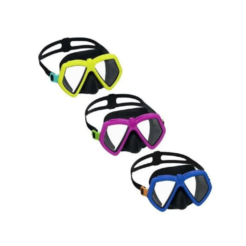 MASCHERA EVERSEA DIVE LENTI IN POLICARBONATO 7-14 ANNI COLORI ASSORTITI 22040